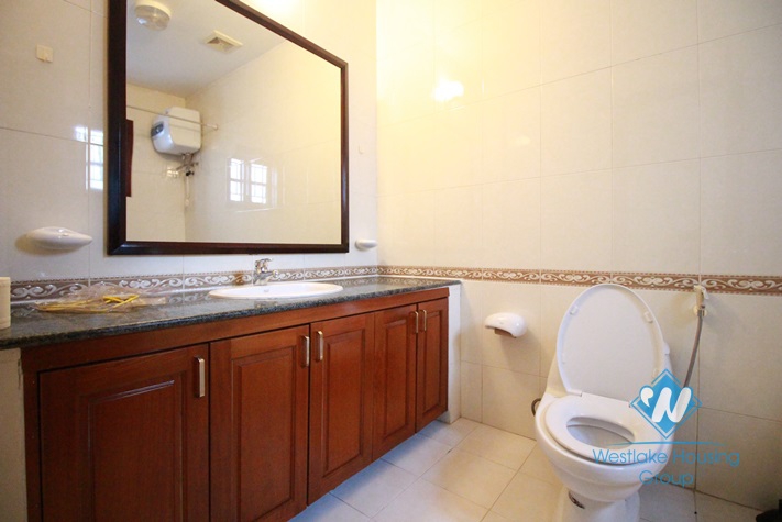 Charming house with small yard for rent in Ciputra, Block D, Tay Ho, Ha Noi